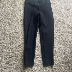 JCrew skinny black pants back zipper